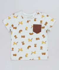 Camiseta-Infantil-Estampada-de-Bichos-com-Bolso-Manga-Curta-Gola-Careca-Cinza-Mescla-Claro-9428857-Cinza_Mescla_Claro_1
