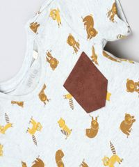 Camiseta-Infantil-Estampada-de-Bichos-com-Bolso-Manga-Curta-Gola-Careca-Cinza-Mescla-Claro-9428857-Cinza_Mescla_Claro_4