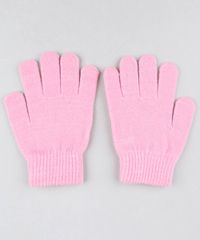 Kit-de-Gorro-Infantil-Listrado-com-Pompom---Luva-em-Trico-Rosa-9358410-Rosa_3