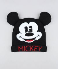 Kit-de-Gorro-Infantil-Mickey-com-Orelhas---Luvas-em-Trico-Preto-9358315-Preto_2
