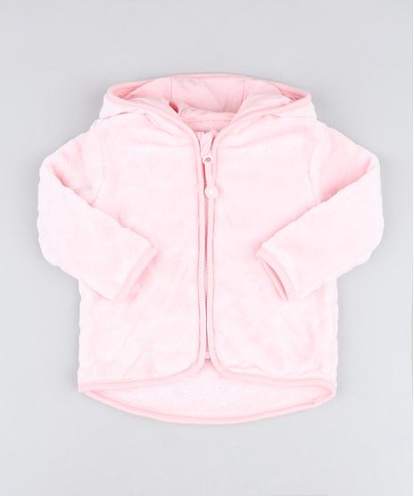 Jaqueta-Infantil-em-Plush-com-Capuz-e-Orelhinhas-Rosa-Claro-9205067-Rosa_Claro_1