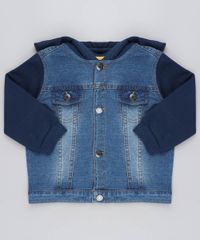 Jaqueta-Jeans-Infantil-com-Capuz-em-Moletom-Azul-Escuro-9201539-Azul_Escuro_1