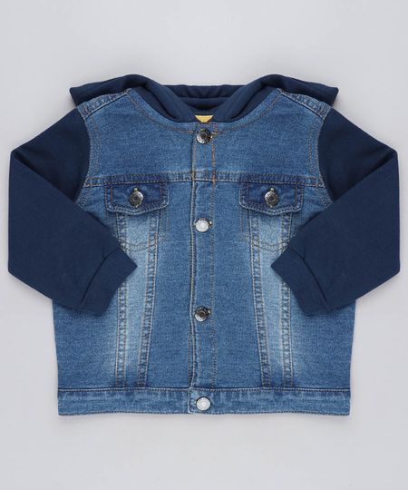 Jaqueta-Jeans-Infantil-com-Capuz-em-Moletom-Azul-Escuro-9201539-Azul_Escuro_1