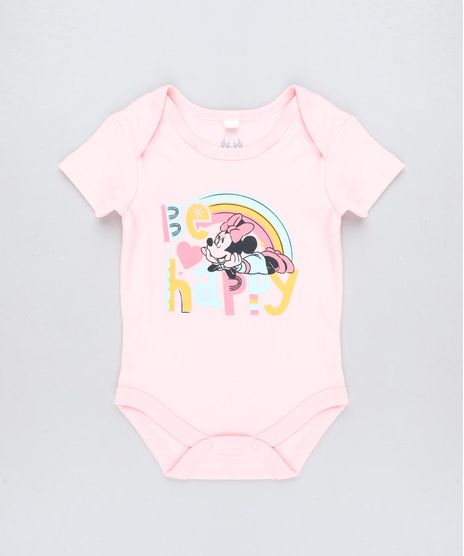 Body-Infantil-Minnie-com-Arco-Iris-Manga-Curta-Decote-Redondo-Rose-9190669-Rose_1