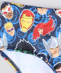Sunga-Infantil-Os-Vingadores-Estampada-com-Protecao-UV50--Preta-9431179-Preto_4
