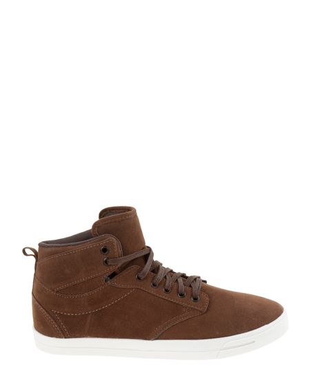 Tenis-Cano-Alto-em-Suede-Marrom-8405505-Marrom_1