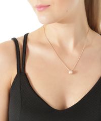 Colar-com-Pingente-Texturizado-Dourado-8429010-Dourado_2