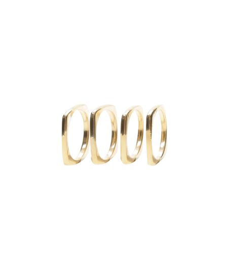 Kit-de-4-Aneis-Quadrados-Dourado-8409044-Dourado_1