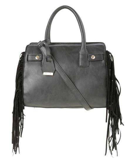 Bolsa-Trapezio-com-Franjas-Preta-8327682-Preto_1 Bolsa-Trapezio-com-Franjas-Preta-8327682-Preto_1
