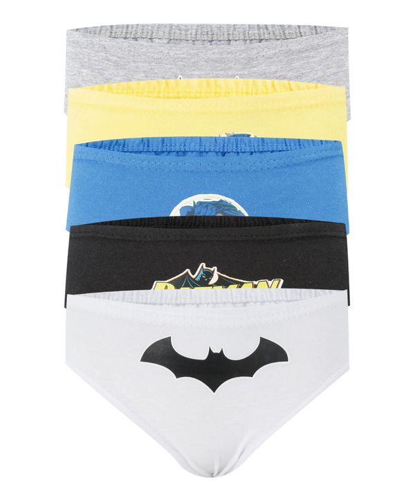 Kit de 5 Cuecas Batman Multicor 2