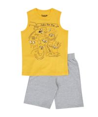 Conjunto-de-Regata-Amarela---Bermuda-Hora-de-Aventura-Cinza-Mescla-8403974-Cinza_Mescla_1