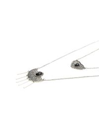 Colar-Longo-Duplo-com-Pingentes-Prateado-8414686-Prateado_3
