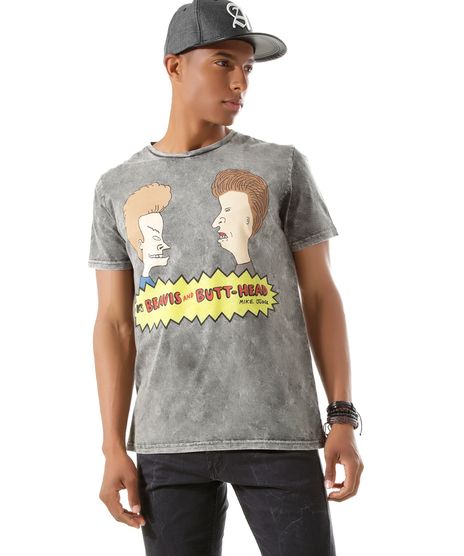 Camiseta-Beavis-and-Butt-Head-Chumbo-8441233-Chumbo_1