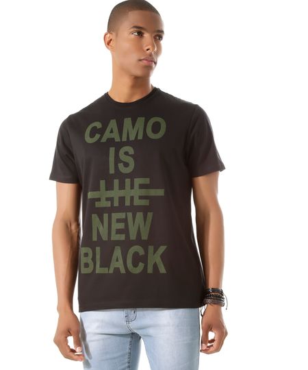 Camiseta--Camo-is-the-new-black--Preta-8424130-Preto_1