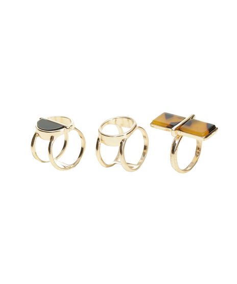 Kit-de-3-Aneis-Dourado-8409411-Dourado_1