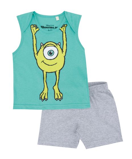 Conjunto-Monstros-S-A--de-Regata-Verde---Bermuda-Cinza-Mescla-8388129-Cinza_Mescla_1