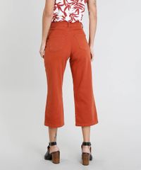 Calca-de-Sarja-Feminina-Pantacourt-com-Botoes-Cobre-9463464-Cobre_2