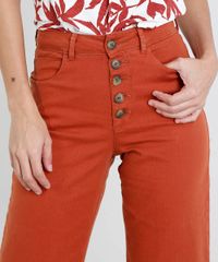 Calca-de-Sarja-Feminina-Pantacourt-com-Botoes-Cobre-9463464-Cobre_4