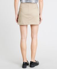 Saia-Feminina-Curta-com-Botoes-Kaki-9365224-Kaki_2