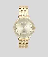Kit-de-Relogio-Analogico-Lince-Feminino---Brinco---Colar---LRGH090L-KV54C1KX-Dourado-9527487-Dourado_3