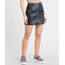 Saia-Feminina-Curta-com-Ziper-de-Argola-Preta-9365402-Preto_1