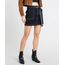 Saia-de-Sarja-Feminina-Curta-com-Pespontos-Contrastantes-e-Cinto-Preta-9453696-Preto_1