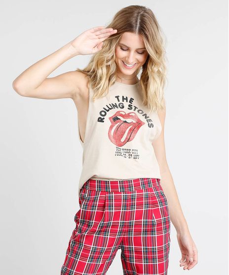 Regata-Feminina-The-Rolling-Stones-Cavada-Decote-Redondo-Bege-9446130-Bege_1