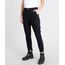 Calca-de-Sarja-Feminina-Jogger-com-Bolsos-Preta-9453698-Preto_1