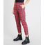 Calca-Feminina-Jogger-Estampada-Xadrez-Vermelha-9402259-Vermelho_1