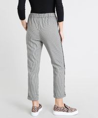 Calca-Feminina-Jogger-Estampada-Xadrez-com-Faixa-Lateral-Off-White-9367488-Off_White_2
