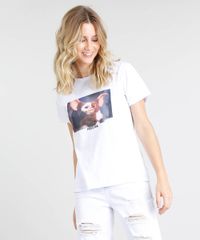 Blusa-Feminina-Gremlins--Feed-Me--Manga-Curta-Decote-Redondo-Branca-9502288-Branco_1