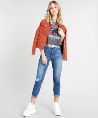 Calca-Jeans-Feminina-Cropped-com-Cinto-Animal-Print-Azul-Medio-9463402-Azul_Medio_3
