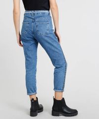 Calca-Jeans-Feminina-com-Faixa-Lateral-e-Cadarco-Azul-Medio-9463413-Azul_Medio_2