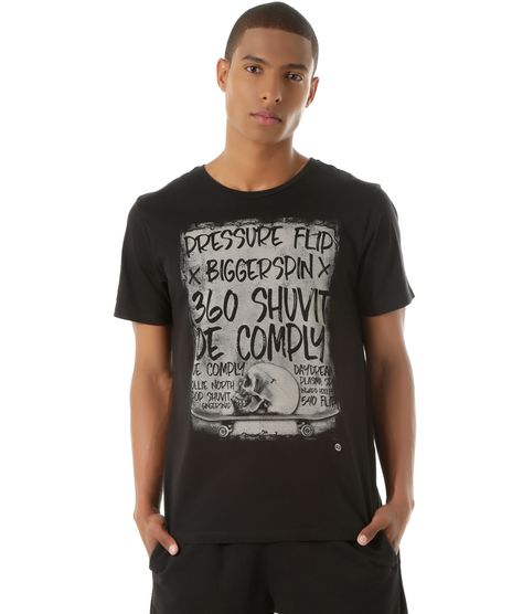 Camiseta--Pressure-Flip--Preta-8437999-Preto_1