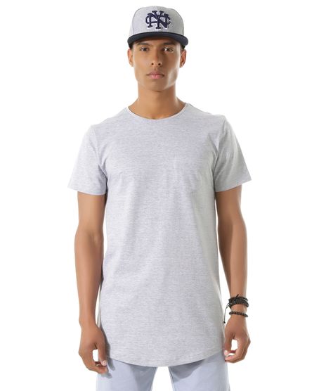 Camiseta-Longa-com-Bolso-Cinza-Mescla-8431465-Cinza_Mescla_1