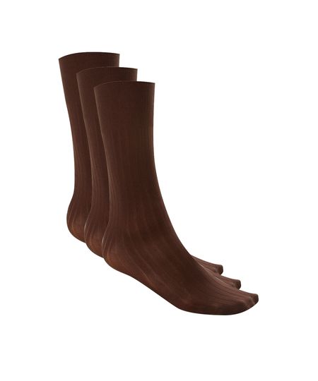 Kit-de-3-Meias-Marrom-8452718-Marrom_1 Kit-de-3-Meias-Marrom-8452718-Marrom_1