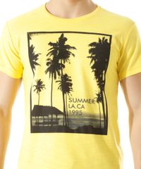 Camiseta-Flame--Summer-LA-CA--Amarela-8467041-Amarelo_4