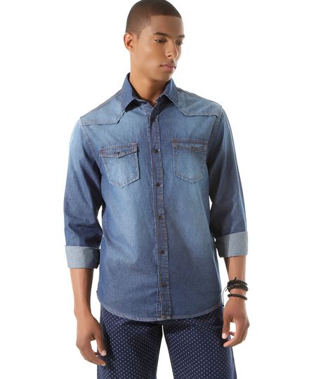Camisa-Jeans-Azul-Medio-8357338-Azul_Medio_1 Camisa-Jeans-Azul-Medio-8357338-Azul_Medio_1
