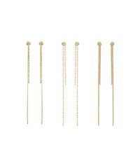 Kit-de-3-Brincos-com-Franjas-Dourado-8404751-Dourado_1