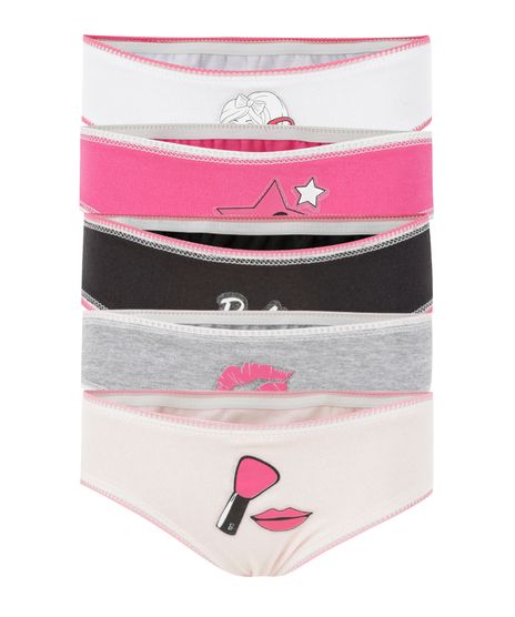 Kit-de-5-Calcinhas-Barbie-Multicor-8300515-Multicor_1