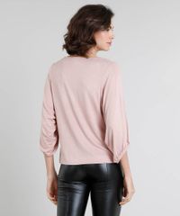 Blusa-Feminina-Ampla-Manga-3-4-Decote-V-Rose-9425257-Rose_2