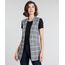 Colete-Feminino-Longo-Estampado-Xadrez-Cinza-Mescla-9375040-Cinza_Mescla_1