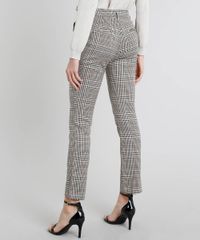 Calca-Social-Feminina-Alfaiatada-Estampada-Xadrez-Kaki-9375177-Kaki_2