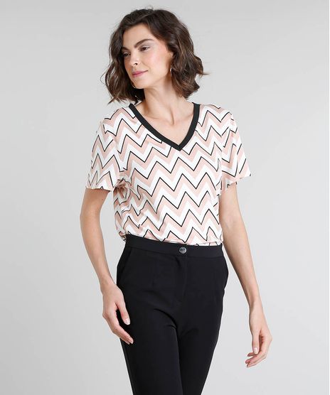 Blusa-Feminina-Estampada-Chevron-Manga-Curta-Decote-V-Off-White-9468368-Off_White_1