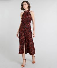 Vestido-Feminino-Midi-Halter-Neck-Estampado-Animal-Print-com-Botoes-Preto-9375379-Preto_1