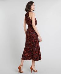 Vestido-Feminino-Midi-Halter-Neck-Estampado-Animal-Print-com-Botoes-Preto-9375379-Preto_2