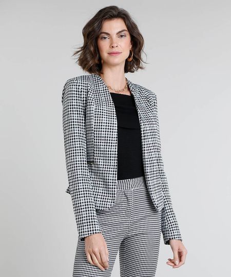 Blazer-Feminino-Estampado-Xadrez-Vichy-com-Ziper-Off-White-9382145-Off_White_1 Blazer-Feminino-Estampado-Xadrez-Vichy-com-Ziper-Off-White-9382145-Off_White_1