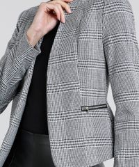 Blazer-Feminino-Estampado-Xadrez-com-Ziper-Cinza-Mescla-9383126-Cinza_Mescla_4 Blazer-Feminino-Estampado-Xadrez-com-Ziper-Cinza-Mescla-9383126-Cinza_Mescla_4