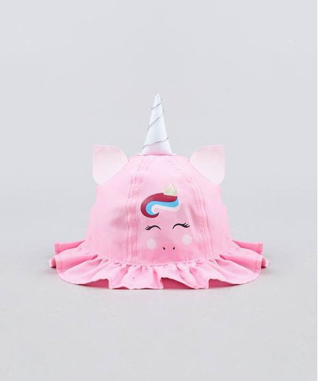 Chapeu-Infantil-Unicornio-com-Babado-Rosa-Claro-9465624-Rosa_Claro_1