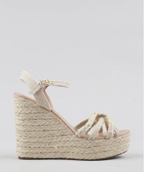 Sandalia-Feminina-Plataforma-com-Corda-Bege-Claro-8871369-Bege_Claro_1